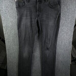 Just Cavalli Charcoal Wash Gray Denim Jean Size 36x34 Slim Designer Cotton Blend